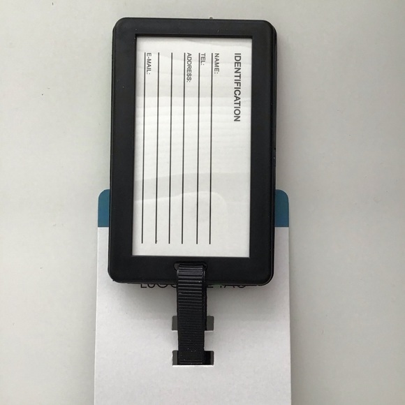 NEW Luggage Tag Rainbow Stripe Rubber 2.5 X 4” for Golf Bag Suitcase Travel ID - Picture 3 of 4